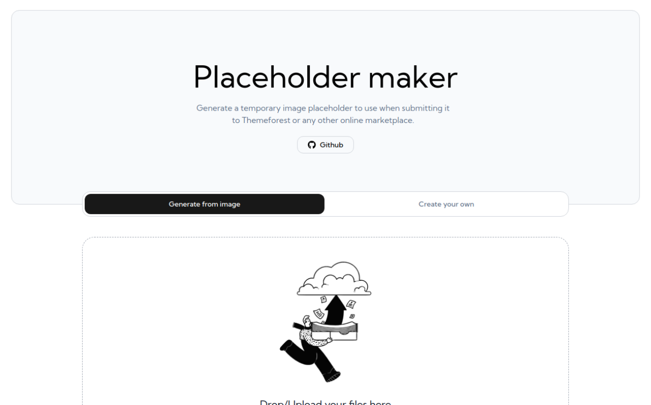 Placeholder Maker - Generate your placeholder image